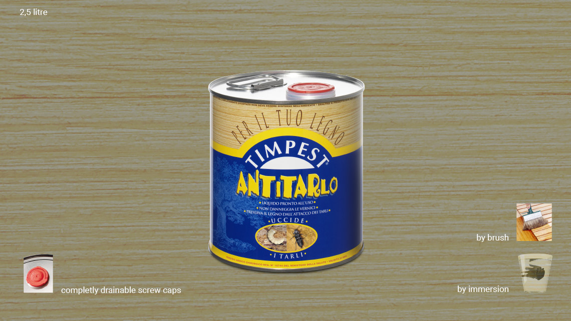 Antitarlo TIMPEST 0.5 L incolore