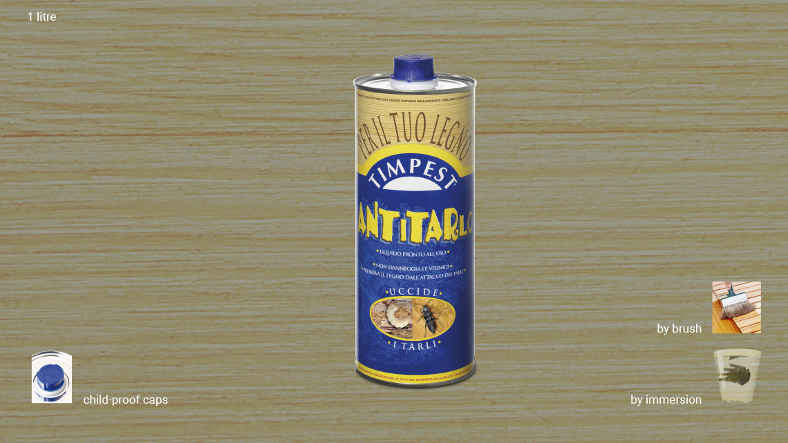 Antitarlo TIMPEST 0.5 L incolore